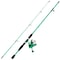 Leisure Sports Fishing Rod and Reel Combo, Spinning Reel, Gear for Bass and Trout Fishing, Great for Kids, Green 958638ILK - alternate 2